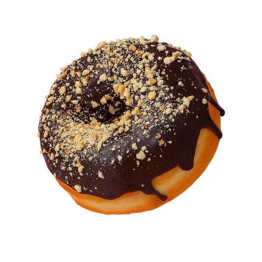 Nutty Chocolate Glazed